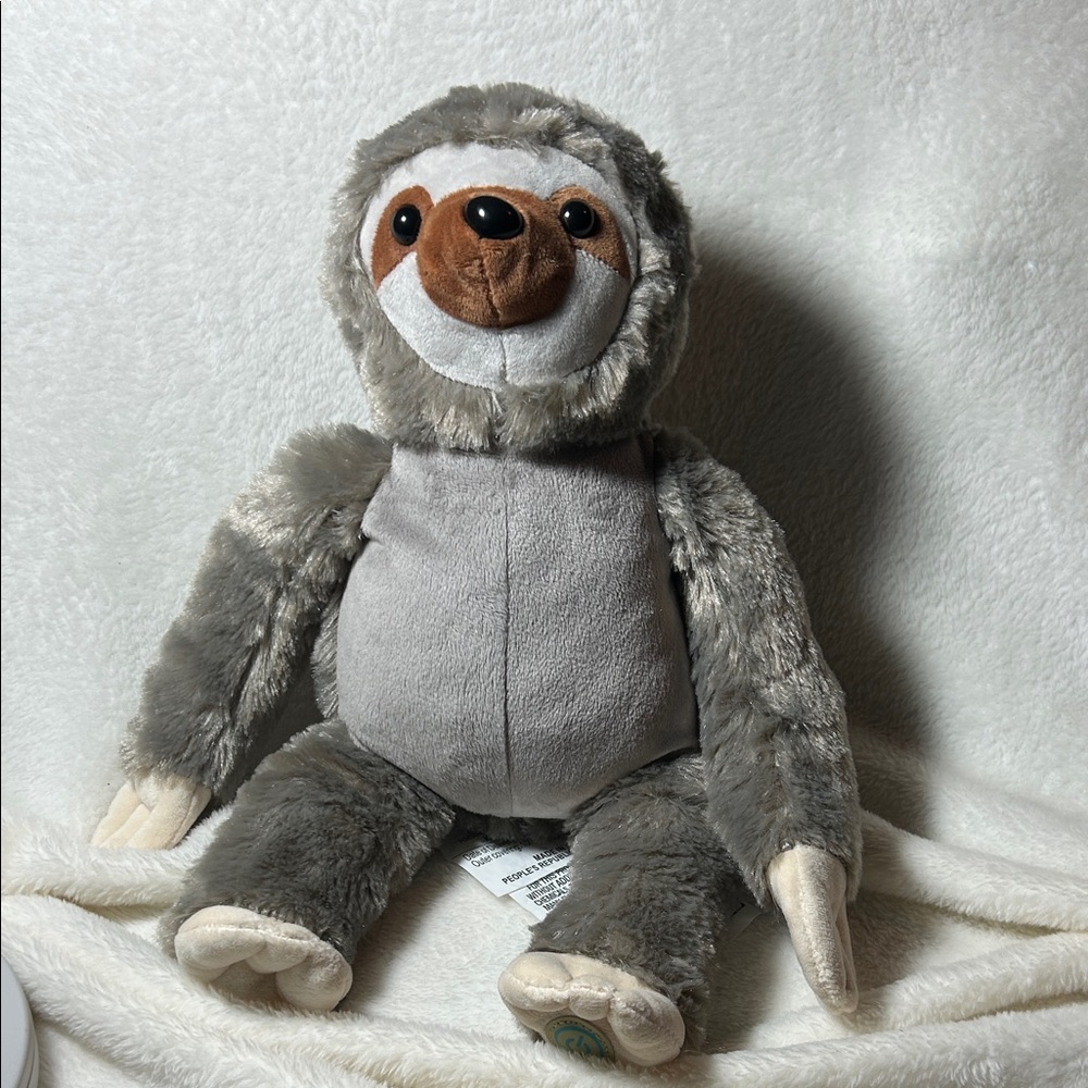 Plush Sloth health touch huggable massager Gray